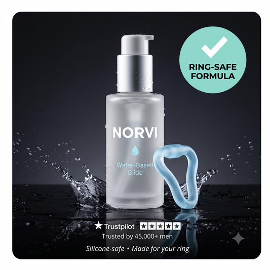 Norvi Glide™ — "The only lube that's safe for your ring."